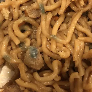 Moldy chicken chow mein  from China a GoGo at 9750 Skye Canyon Park Dr. bought 10/18/2021