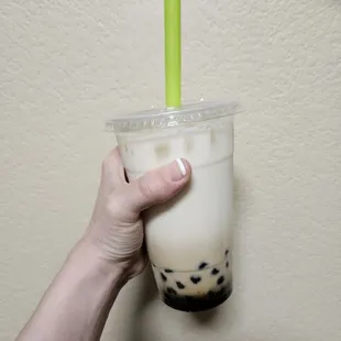 Brown Sugar Milk with Boba