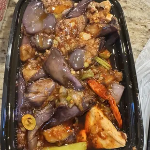 Chinese Eggplant with Tofu -- not so much tofu
