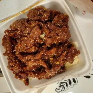 Sesame Beef.