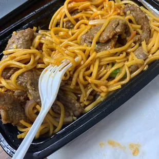 Beef Chow Mein Noodles