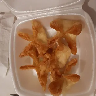 Crab ragoons.
