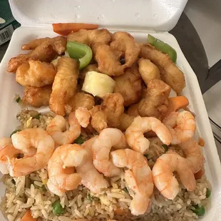 Shrimps I personally had to buy, cook and add