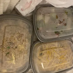 Chow mein, Combination Fried Rice, Beef Pepper Steak