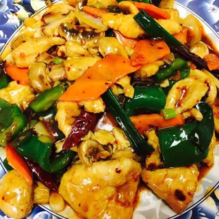 Hot Garlic Szechuan Shrimp