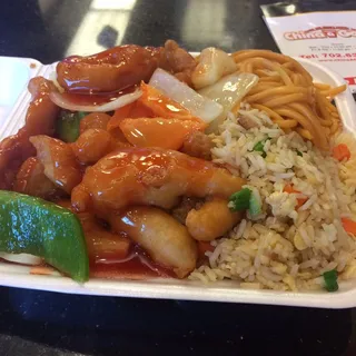 Sweet and Sour Chicken Lunch