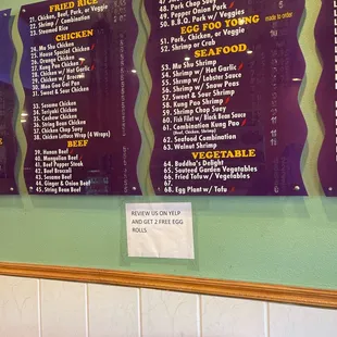 Menu .