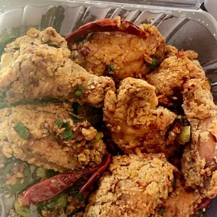 Salt and Pepper Chicken wings
