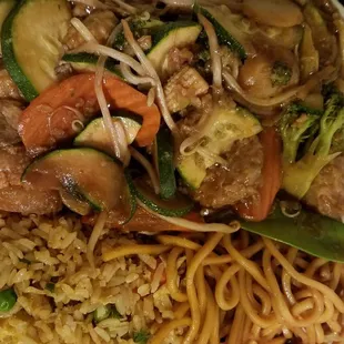 The shrimp chop suey lunch special.