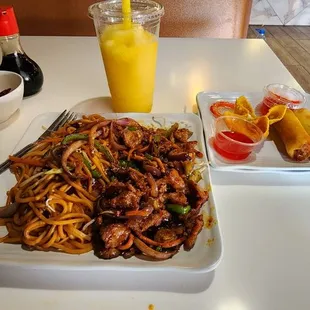 Mongolian beef personal dinner