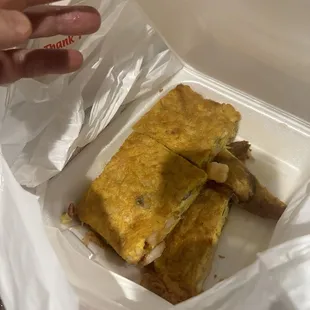 Undercooked Egg Foo Young