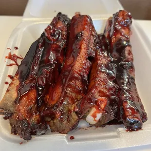 Pork 4 Piece BBQ Spareribs