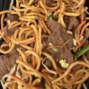 Beef Chow Mein Noodles ()
