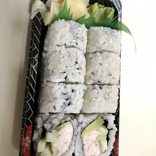 California Roll, delivery , 3/5, June 2021
