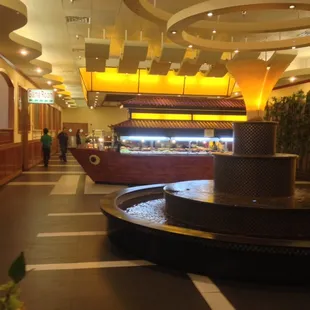 interior, sushi and sashimi