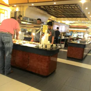 interior, sushi and sashimi