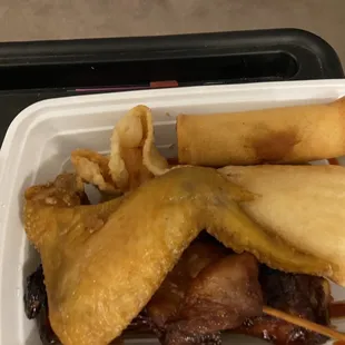 Pu pu platter this is a miss. I would order Rangoon alone and the ribs but nothing else.