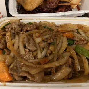 Mongolian beef looks good didn&apos;t try it