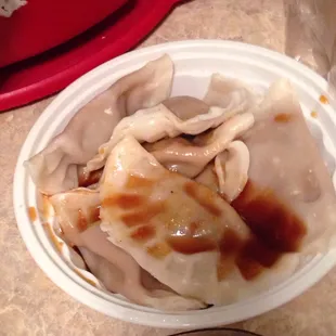 Steamed Dumplings - tastes a lot better than it looks
