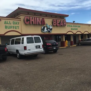The front of China bear