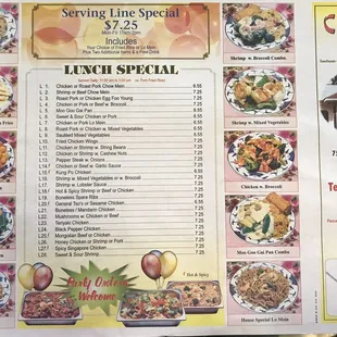 Menu 1 of 3