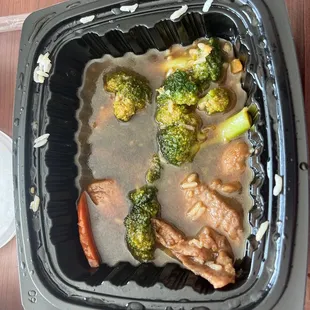 Beef and broccoli. Terrible