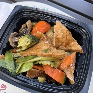 Tofu and vegetables