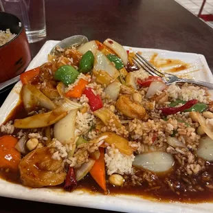 Kung POW  shrimp