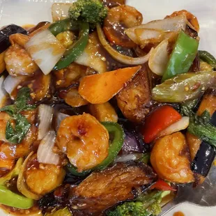 Thai Eggplant with Shrimp