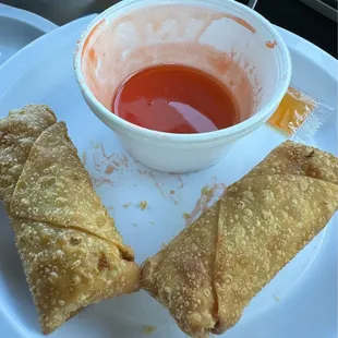 Roast pork eggrolls