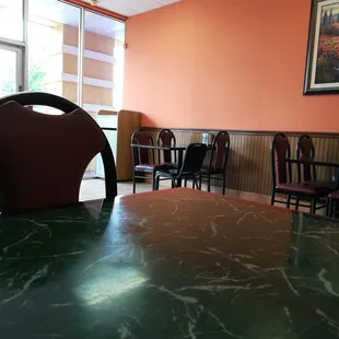 The usual fast food Chinese interior