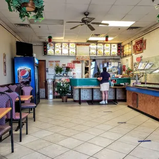Looking at Front Counter at China Best