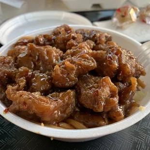 Orange Chicken Bowl