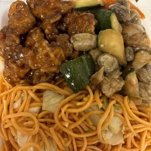 Orange Chicken (Mild Spicy) Mushroom Chicken
