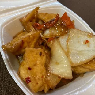 Tofu in Spicy Garlic Sauce