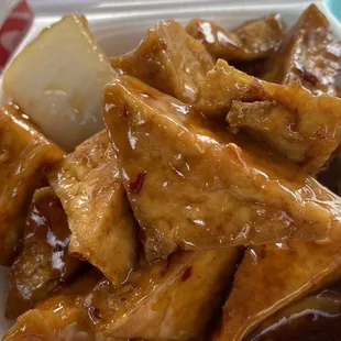 Tofu with Spicy Garlic Sauce (Mild Spicy)