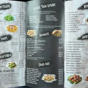 New menu