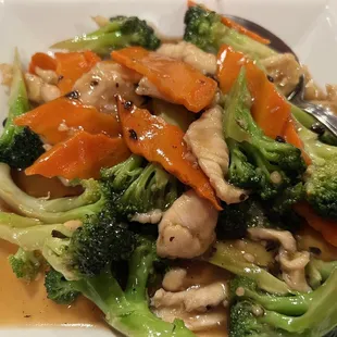 Chicken with broccoli