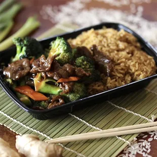 Beef and Broccoli Combo