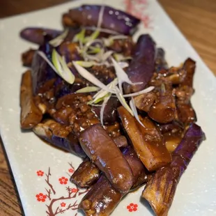 Eggplant with minced meat