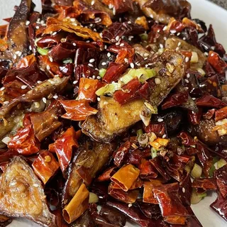 Spicy Crispy Pork Intestine