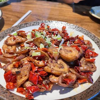 Pork Intestine Spicy Dry Pot