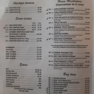 Menu noviembre 2021