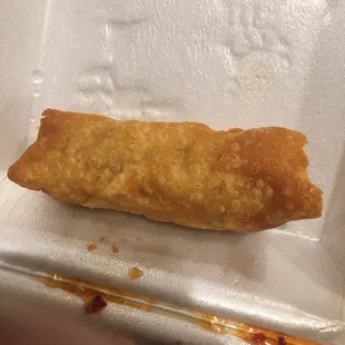 Egg roll with combo meal. Was really good!