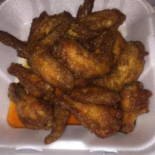 Buffalo wings! The best Chinese Buffalo wings in Charlotte.