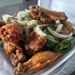 Salt and pepper wings