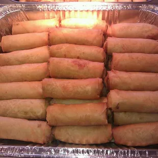 Veggie egg rolls!! 2 for $1.20 =)