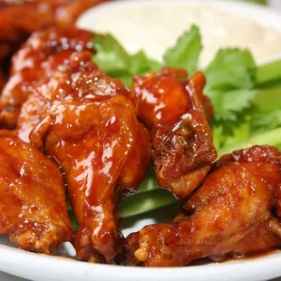 sweet and spicy wings