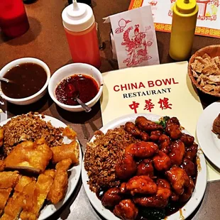 ABC Almond Boneless Chicken, General Tao Chicken Wonderful