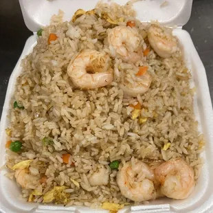 Shrimp fried rice
